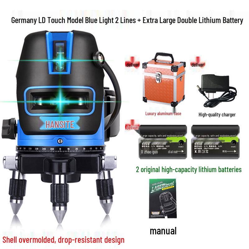 High Precision Automatic Infrared & Green Light Laser Level with 2, 3, 5-Line Projection