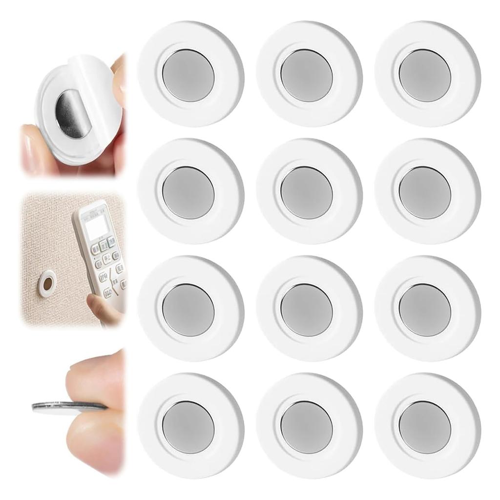 Magnetic Remote Control Holder Strong Magnet Self Adhesive Hook Space Saving Hanger for Home Offices Schools Organization