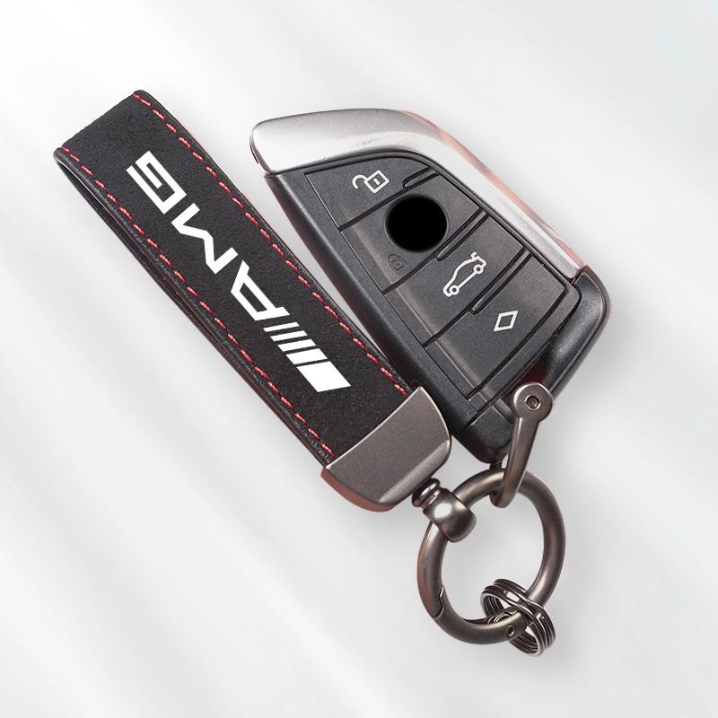 For Mercedes Benz AMG A B C E G W204 C260 E300L A200L GLC300 CLA 2026 Suede Key Ring Sport Car Keychain Custom Gift With Emblem UO4