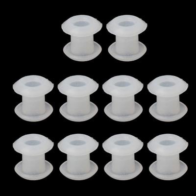 10 Pieces Durable Ring Spacer Silicone Rubber Stoppers Ring Bead Spacer Charms