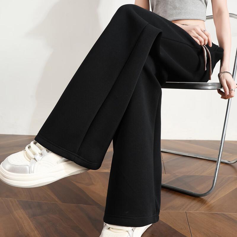 Baleno Women's High-Waist Flared Casual Sport Pants