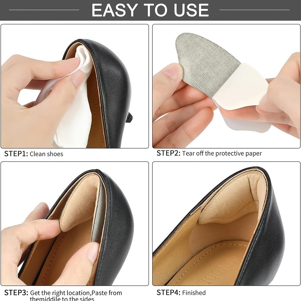 10pcs Heel Clip Liners, Heel Pads Inserts To Prevent Oversizing, Slipping, and Blisters, Filler Suitable for Loose Shoes
