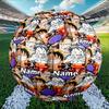 Custom Name Personalized One Piece Print Size 5 Soccer Ball Training & Match Football, for Team, Kicking, Gift for Football