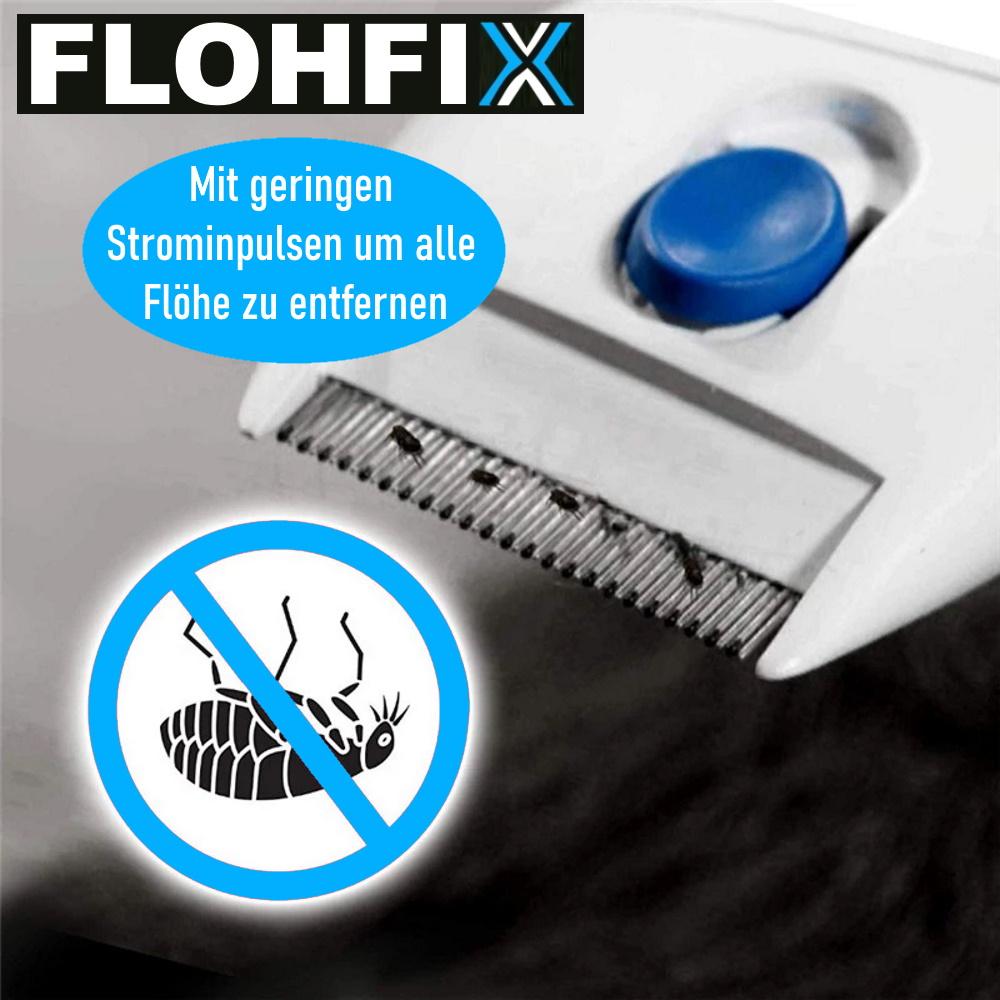 FLOHFIX pieptene electric pentru păduchi pieptene pentru ouă de păduchi pieptene pentru purici câini pisici copii pieptene pentru păduchi