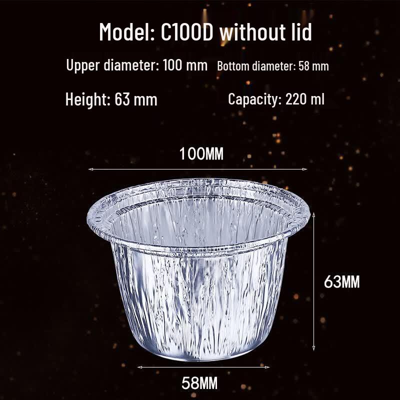 Oeny Heavy-Duty Aluminum Foil Baking Cups