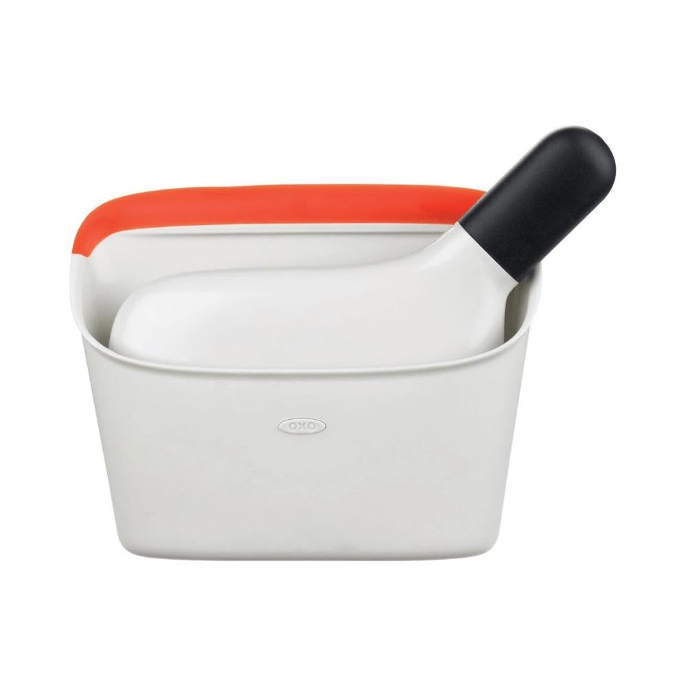 OXO kompakt støvbrett og kost oransje kost, støvbrett, sett,