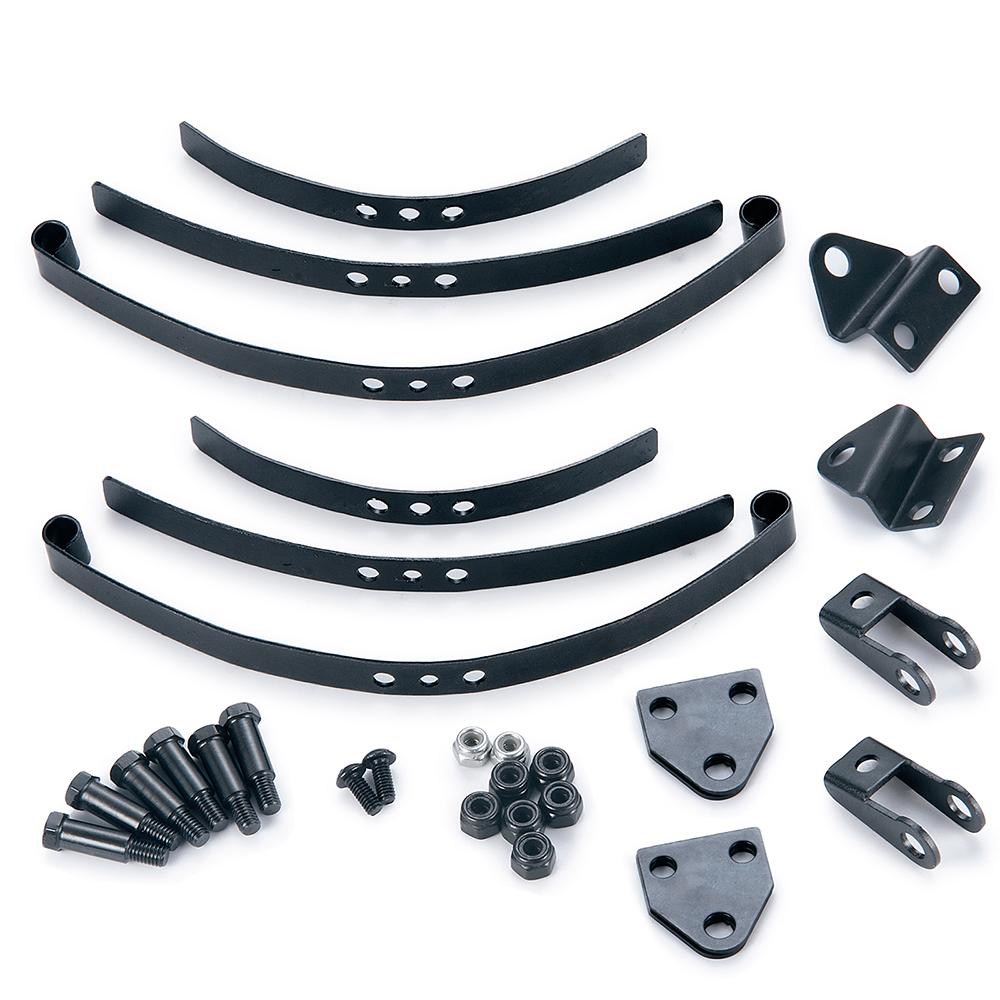 AXSPEED Steel Leaf Spring Suspension Bar Set for 1/14 Tamiya Tractor Truck Trailer Cargo Tow Upgrade Parts