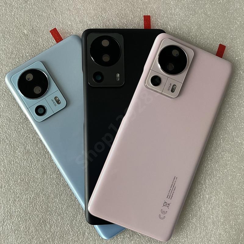 Capac nou pentru XM Mi13 Lite Capac baterie din spate Carcasa din spate pentru Piese de schimb pentru ușa din sticlă din spate Mi 13 Lite