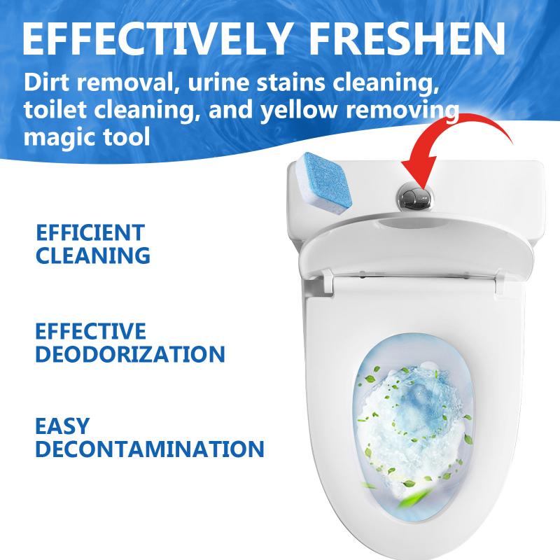 Disposable Effervescent Toilet Decontamination Tablets Quick Stain Remover for Household Bathroom Maintenance