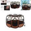 Tenda Kennel Portatile per Animali Domestici Design Ottagonale per Facile Montaggio e Riposizionamento