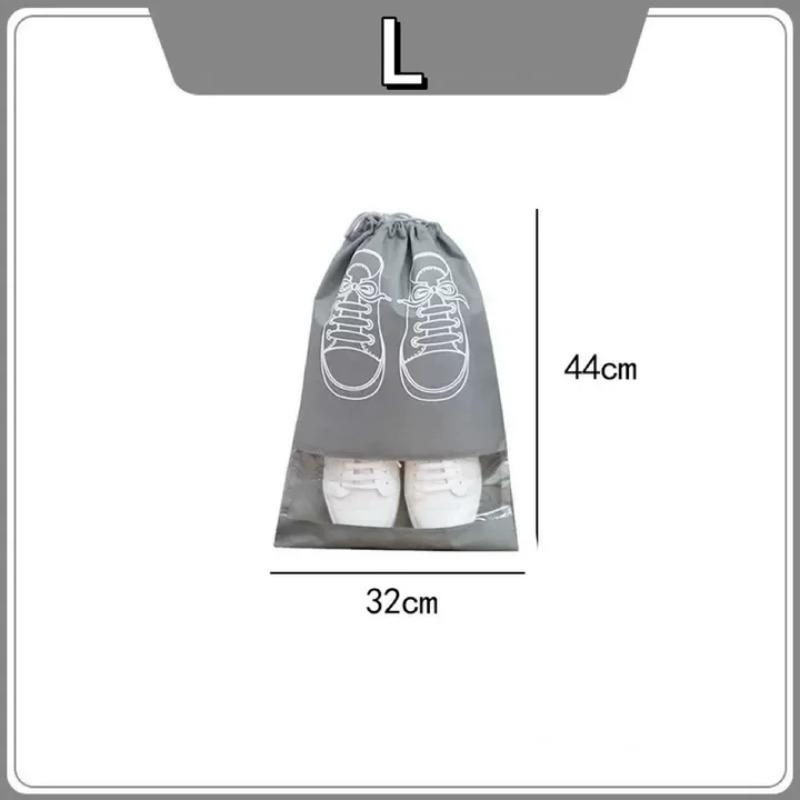 

Shoes Storage Bag Closet Organizer Non Woven Travel Portable Bag Waterproof Pocket Clothing Classified Hanging Bag 1pcs