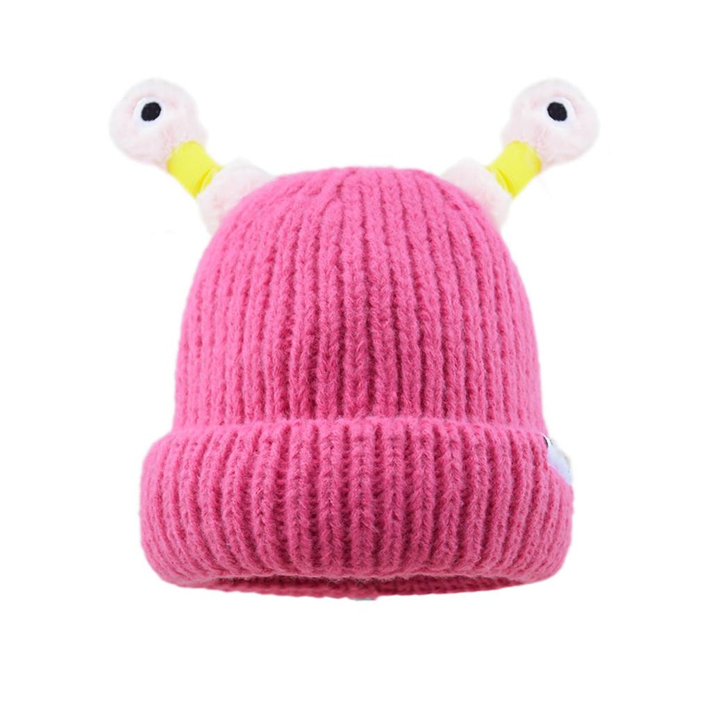 Winter Light-up Antenna Baby Knitted Hat, Cute Cartoon Knitted Cap, Windproof Baby Hat For Children And Infants