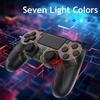 Wireless Controller for PS4 with RGB Lighting,  Remote Game Joystick Compatible with PlayStation 4/PS4 Slim/PS4 Pro/PC