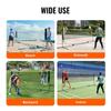 Badmintonnetz, höhenverstellbares Volleyballnetz, 3m breites faltbares Pickleball-Netz, tragbares einfach aufzubauendes Tennisnetz-Set mit Stangen, Ständer und Tragevorrichtung