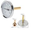 High Quality Bimetallic Thermometer 120C Water Temp Gauge Copper Sheath Suitable for Industrial Tank