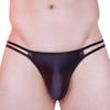 Herren Slips Hohl Hoch Elastisch Glänzend Transparent Unterhosen Hüftumwickelt Unterwäsche U Konvex Beutel Dessous Unterhosen Bikini Slip
