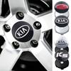 4 Piezas Tapa Central de Cubo de Rueda de Aleación de Aluminio para Coche Decoración de Tapa de Llanta para KIA K5 Stinger RIO Sorento Picanto Ceed Borrego Syros