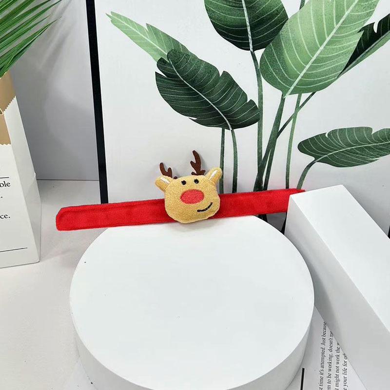 Creative Christmas & Halloween Snap Bracelet with Cartoon Reindeer, Pumpkin, Vampire, and Monster Designs