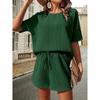Dames casual outfits T-shirt met korte mouwen en shorts met trekkoord Zomer tweedelige pakset