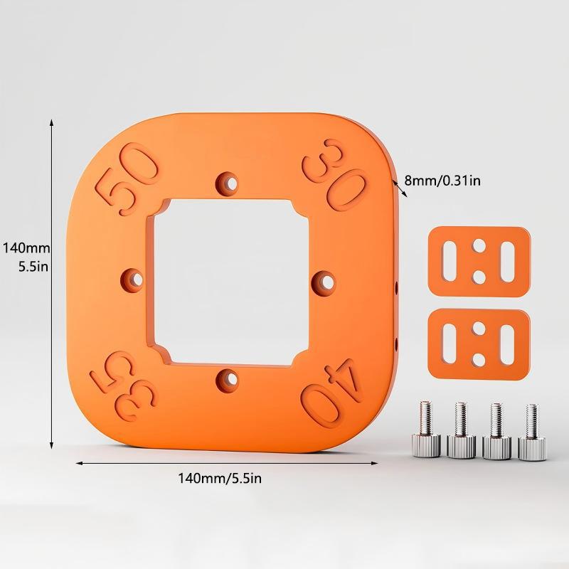 2Pcs Wood Panel R10-R50 Quick-Jigs Router Table Bit Jig Arc Angle Corner Template Woodworking Router Corner Radius Templates Jig