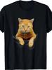 Taschenkatze T-Shirt Aus 100% Baumwolle 180G