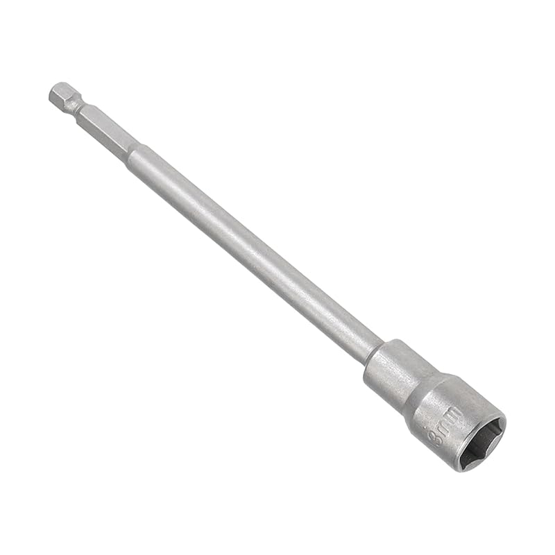 

CoCud magnetic nut setter driver 13mm socket 1/4 hex shank CR-V steel long hexagonal shank wrench tool - (Application: Applied to auto parts repair)