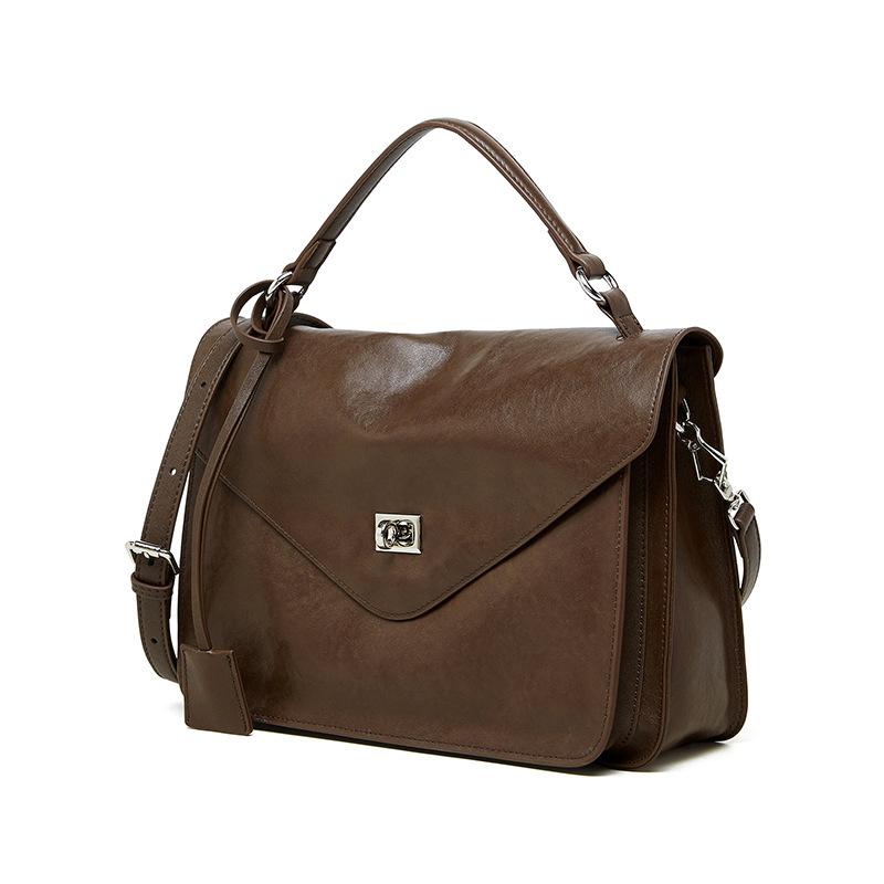 

Высококачественная повседневная сумка почтальона Новая женская сумка Большая вместимость Модная Ретро Простая Одноплечевая Сумка через плечо