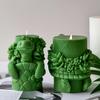 3D Tortoise Succulent Cactus Silicone Candle Mold Handmade Gift Crafts Plaster Resin Mold DIY Turtle Handmade Soap Candle Making