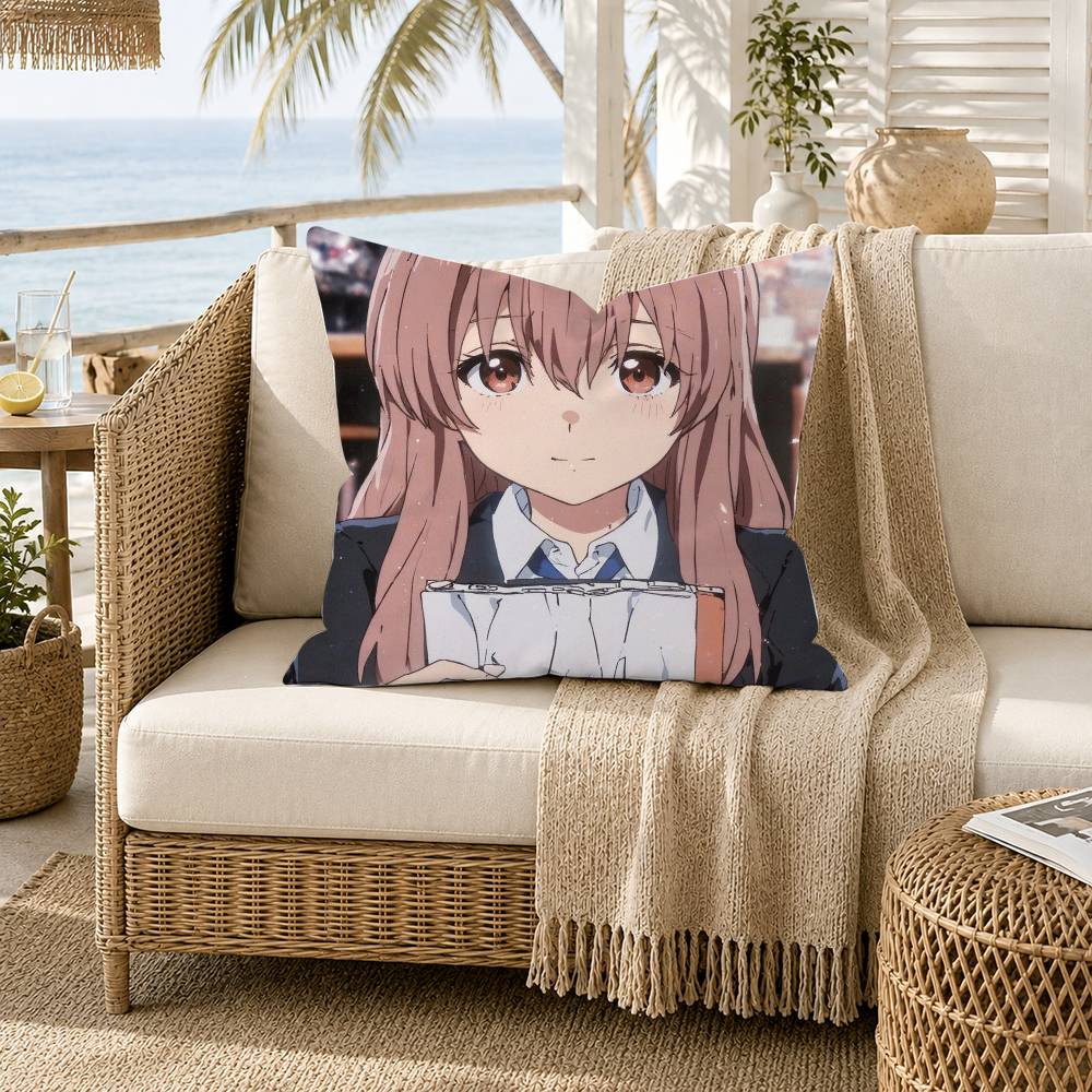 A Silent Voice Shoya Nishimiya Pillow Case for Sofa Living Room Home Office Decor Protective Cover