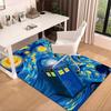 Tardis In Starry Night Carpet, Chair Rug,Rug for Office Bedroom Living Rooms, Doormat Decor Fan Gift Christmas Gift