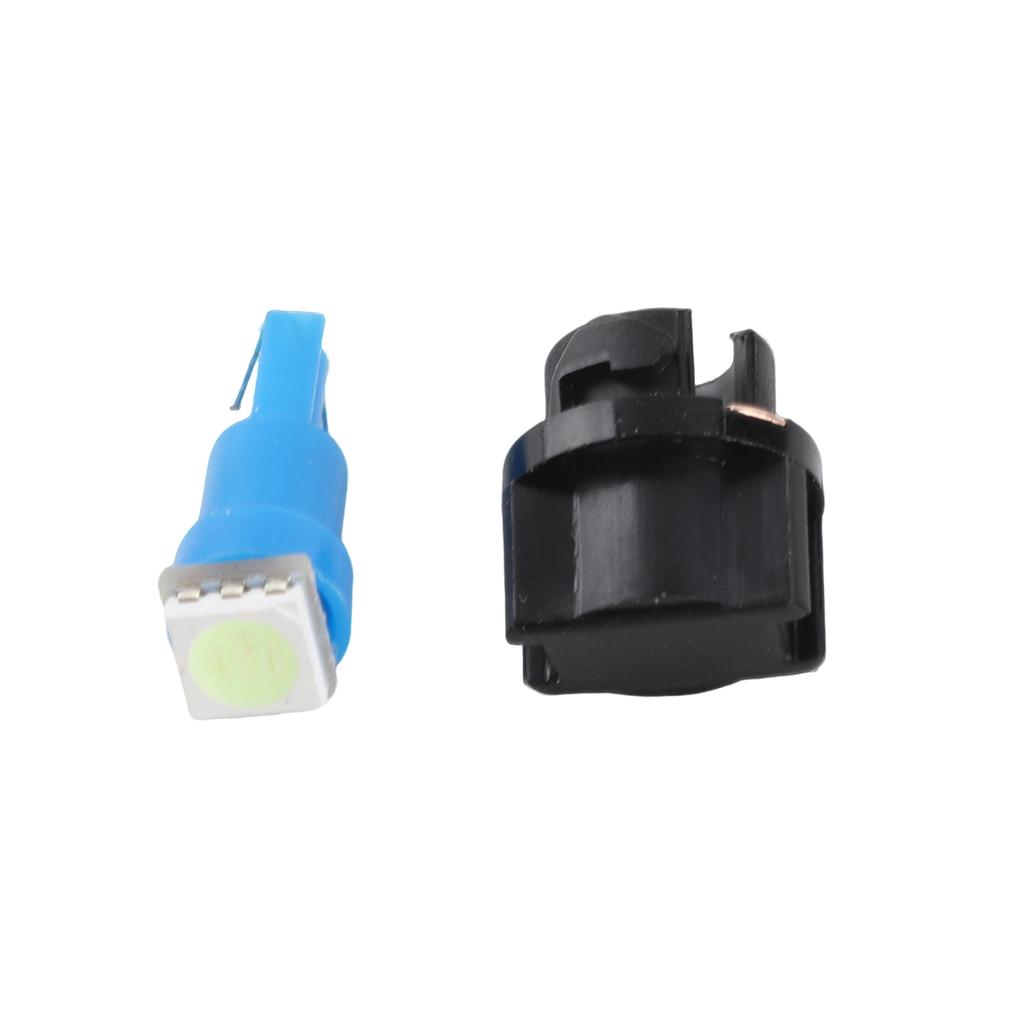 12V Dashboard Light Bulb T5 LED 5050 SMD Instrument Panel Lamp Blue