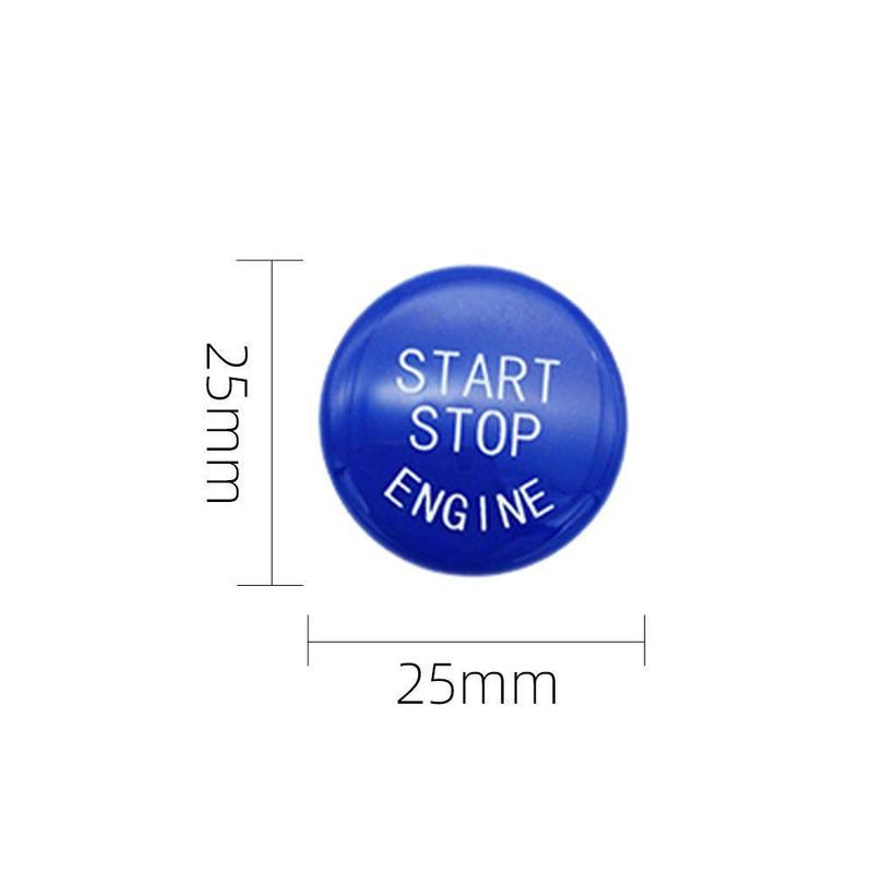 מדבקות כפתור מתג התנעה/כיבוי מנוע לרכב עבור BMW X5 E53 E70 X6 E71 E72 X3 E83 X1 E84 E90 E60 E92 E93 E81 E87 אביזרים