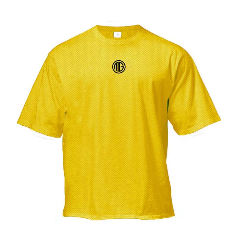 Do The Work  Oversized Mens Dropped Shoulder Bodybuilding Fitness Workout Mesh Summer Loose Quick Dry Gym Sports Printed T-shirt