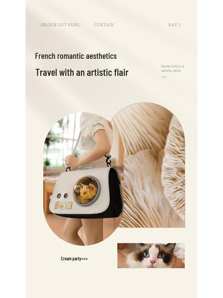 Transparent Crossbody Cat Carrier Handbag
