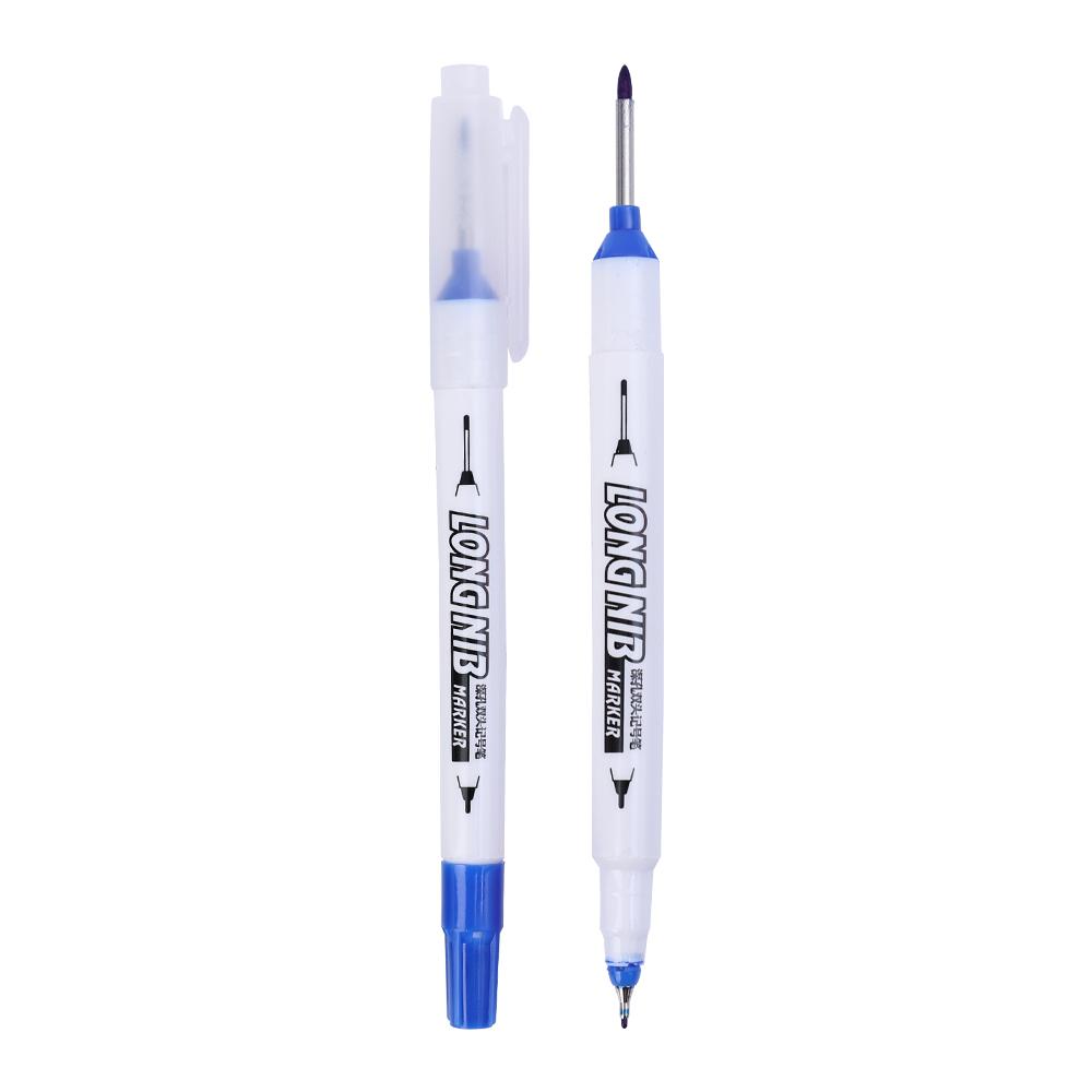 1-3PCS Long Head Deep Hole Marker Pen Woodworking Decoration Permanent Marker Pen Waterproof Metal Perforating Pen Multi-Purpose