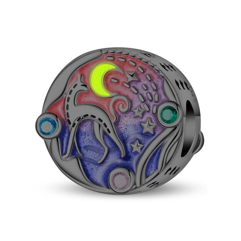 Copper Luminous Charms Angel Celebrate Candle Pendant Jewellery Fit Original Bracelet Necklace For Women Diy Gift