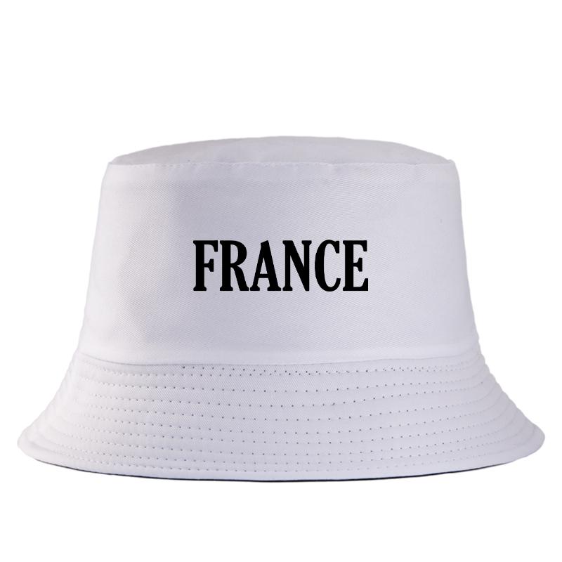 Fashion FRANCE Print FisherUnisex Hat Hip Hop Streetwear Sun Basin Caps Sport Fan Team Support Hats Unisex  Colors Cotton Gorros