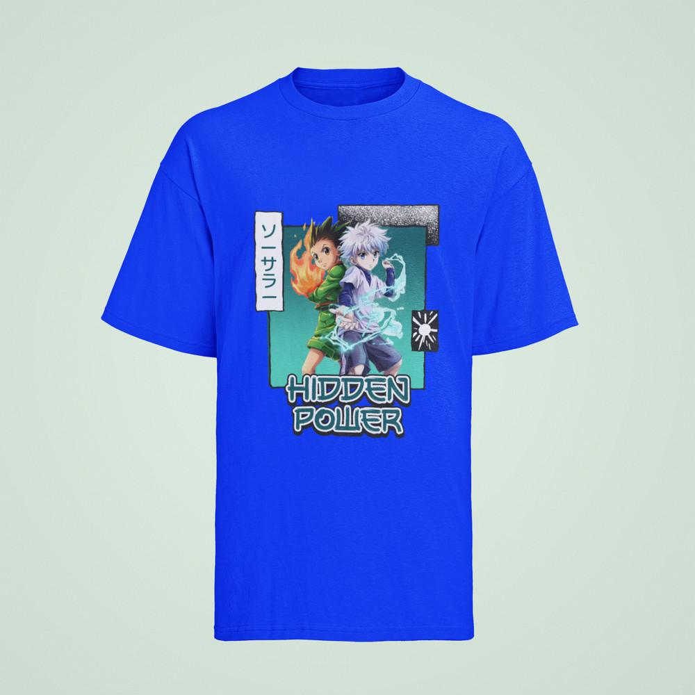 

Herren T-Shirt Bio Baumwolle Anime: Hunter X Hunter Killua Zoldyck Gon Freecs 4XL