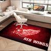 Red Wings Area Rug Suitable for Indoor And Outdoor,Carpets for Playroom, Homes, Offices, Living Rooms,Home Decor,Christmas Fan Gift