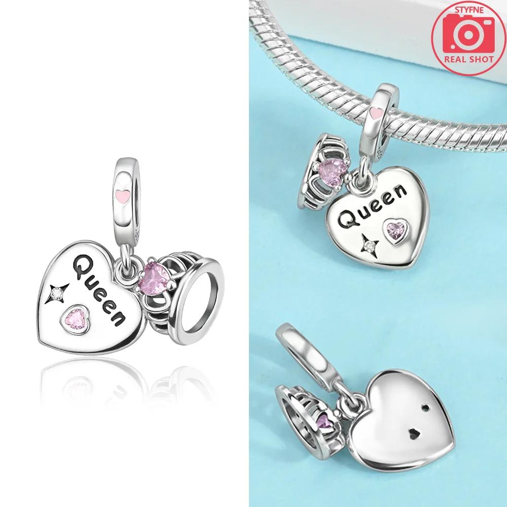 Charms Copper Original Scissors Hair Dryer Red Apple Cactus Beads Fit Bracelet Jewelry Women Diy Gift Necklace