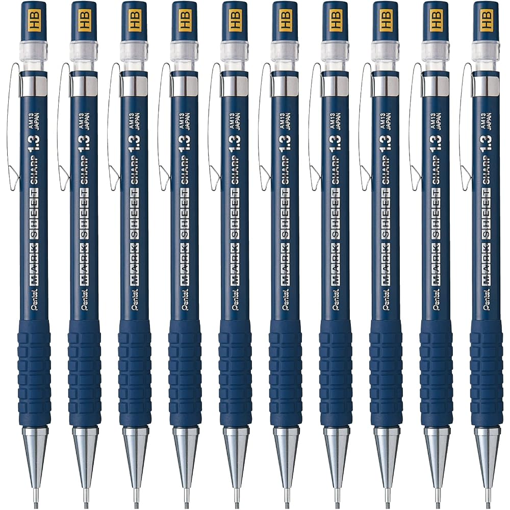 Pentel Mark Sheet Mechanical Pencils AM13-HB 1.3 Mm 10
