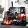 1pc Batman Cityscape Flannel Blanket Soft Warm Throw for Home, Office, Travel, All-Season Cozy Bedding GiftL1188