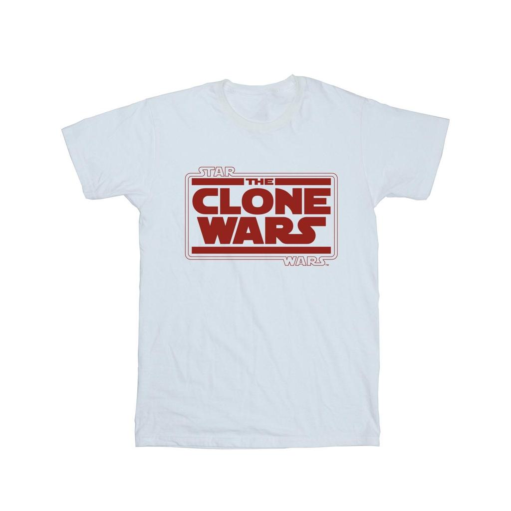 STAR WARS Mens Clone Wars Logo T-Shirt