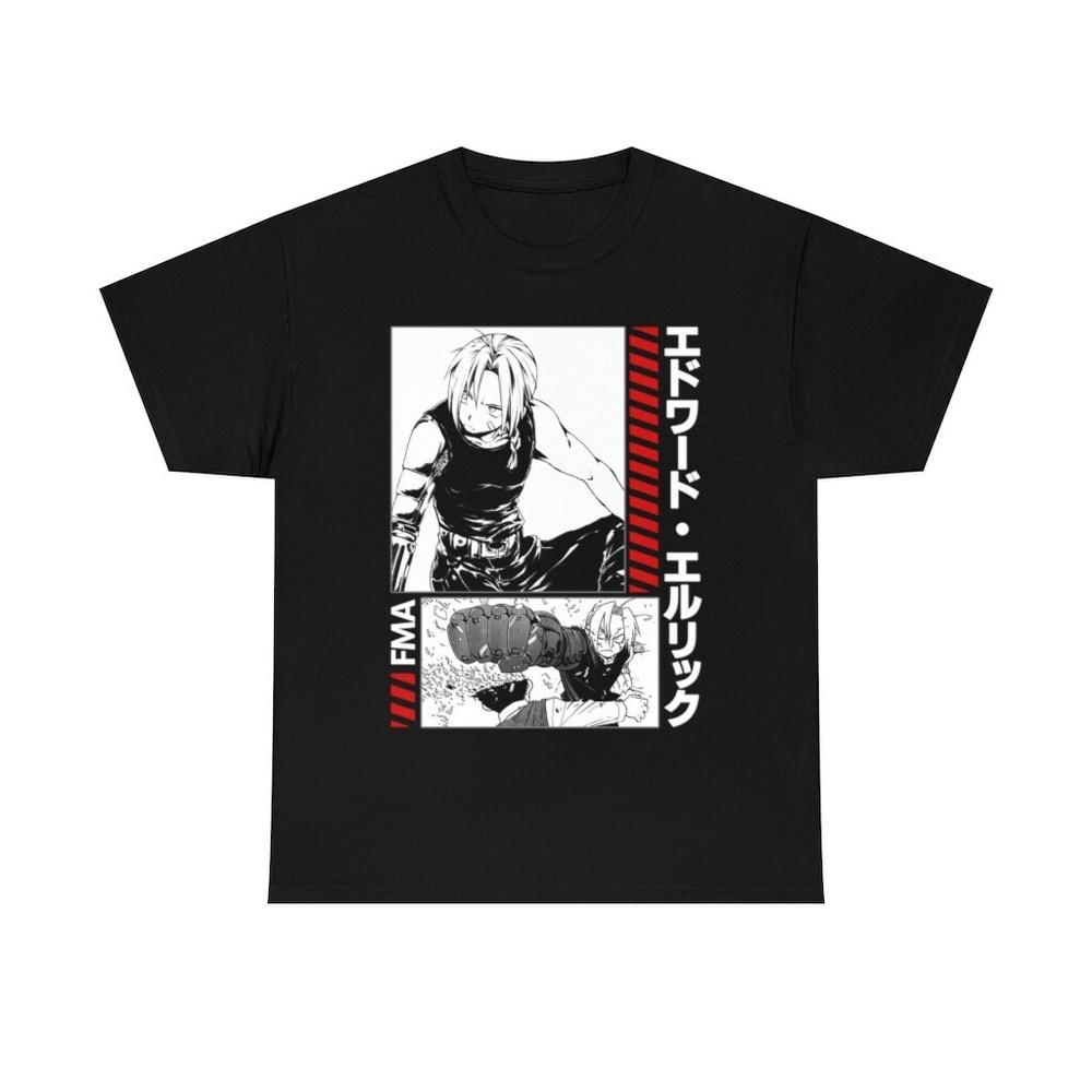 

Fullmetal Alchemist Edward Elric Anime New Unisex T-shirt S