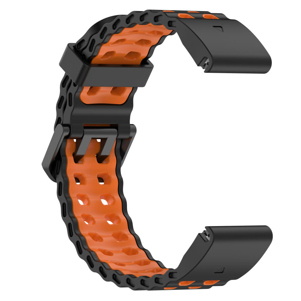 QuickFit 22mm 26mm Fenix8 Uhrenarmband Für Garmin Fenix E 8 47mm 51mm 7 7X 6 6X/Epix Pro/Enduro 3 Zweifarbiges Silikonarmband