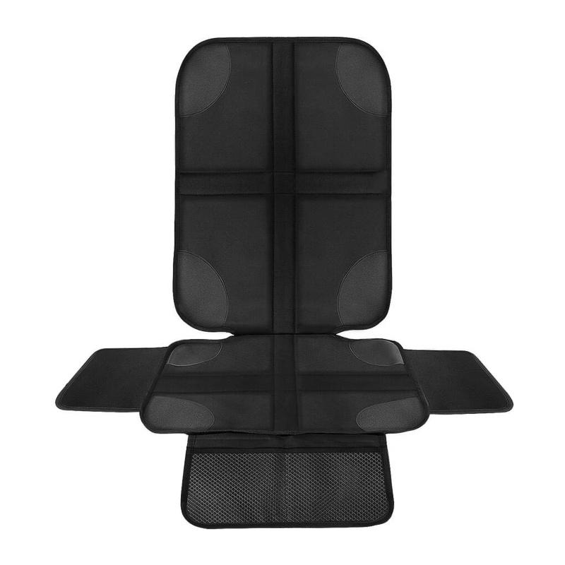 Baby Car Seat Protector Slip-Proof Wear-Resistant Back Seat Cover Mat With Organizer Pocket