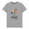 Apoh Unisex Adult Flowers Picasso Heather T-Shirt