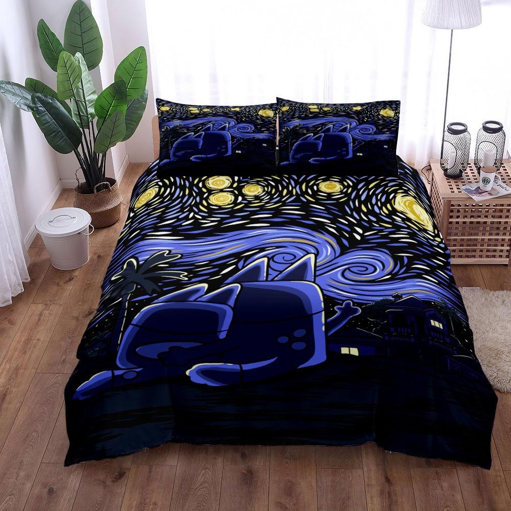 Cartoon Christine-Heler Bedding Sets Exquisite Bed Supplies Set Bluy Duvet Cover Bed Comforter Set Bedding Set Luxury Birthday