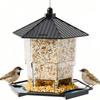 Bird Feeders for Outdoors Hanging Weather Resistant Wild Bird Feeder with 360 Degree Feeding Tray Ideal Gift for Grandpa