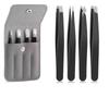Stainless Steel 1/2/4 Piece Tweezer Set With Precision Tips Non Slip Handle Perfect For Eyebrow Shaping Facial Hair Removal
